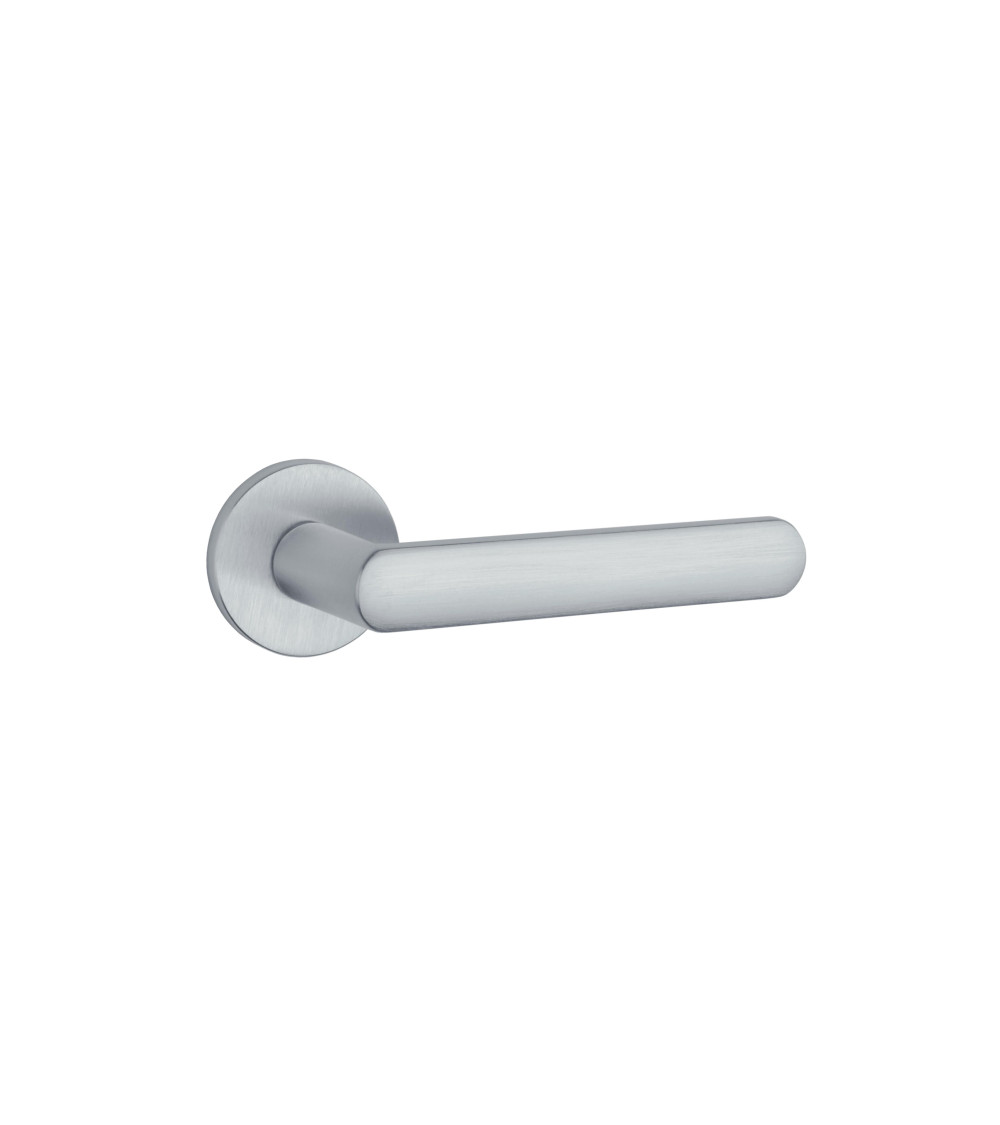 FRAGOLA satin chrome door handle designer handle
