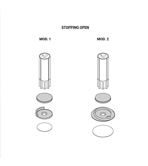 Verum Stoppino Open Mod.1 magnetic door stop