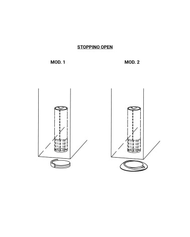 Verum Stoppino Open Mod.1 Magnetic Door Stop