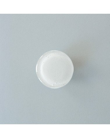 White Glass Furniture Knob