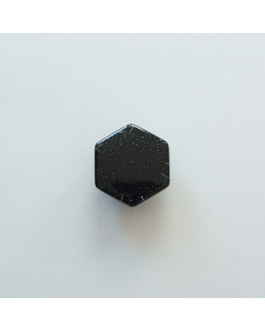 Black glass furniture knob