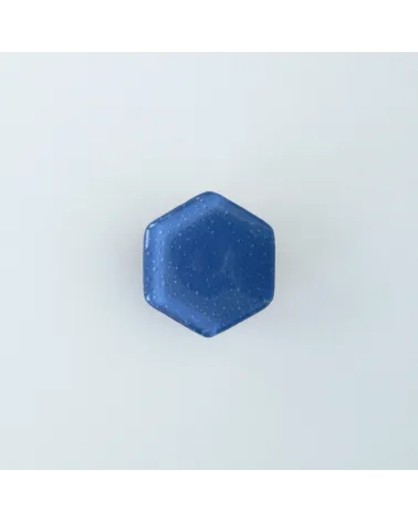 Indigo blue glass furniture knob