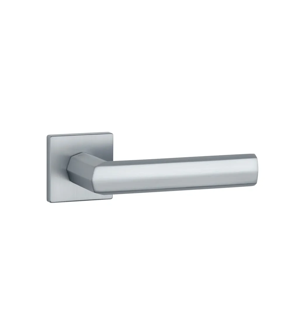 FRESIA satin chrome door handle designer handle