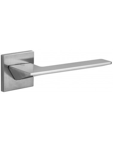 Satin chrome door handle VS VIP square - design handle