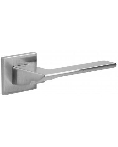 Satin chrome TENDER door handle designer handle