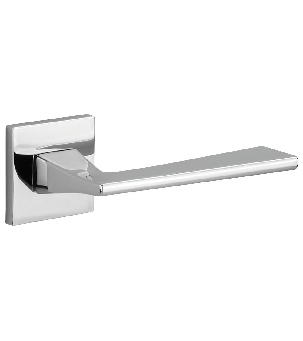 VS SPY square polished chrome door handle - designer handle