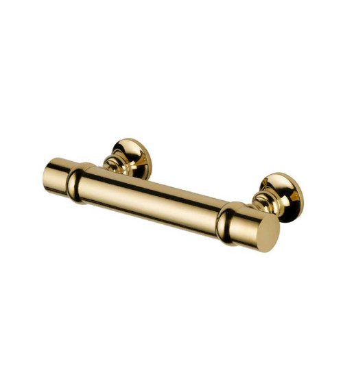 Smooth tube brass marshal's baton handle P45