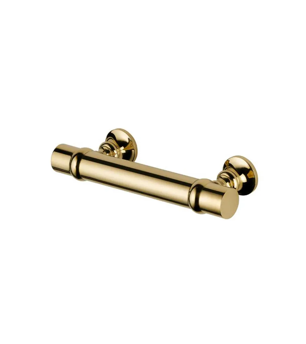Smooth tube brass marshal's baton handle P45