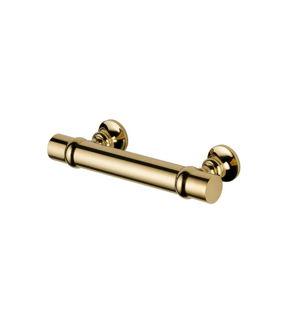 Smooth tube brass marshal's baton handle P45