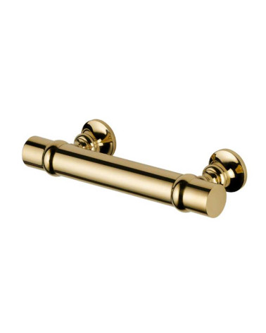 Smooth tube brass marshal's baton handle P45
