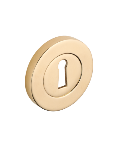 Round rose with concealed screws - keyhole - R4CL -