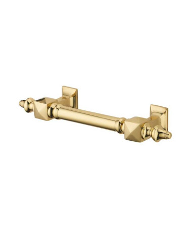 Marshal's baton handle diamond point brass P651