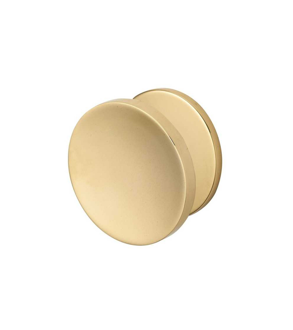 Round hollow brass gate pull knob B608