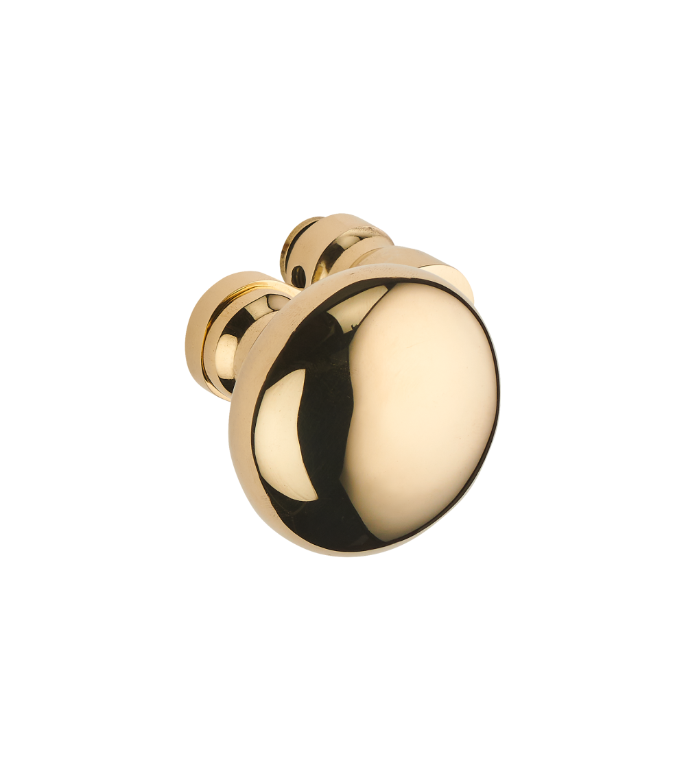 Brass door handle model "Angèle" - B4