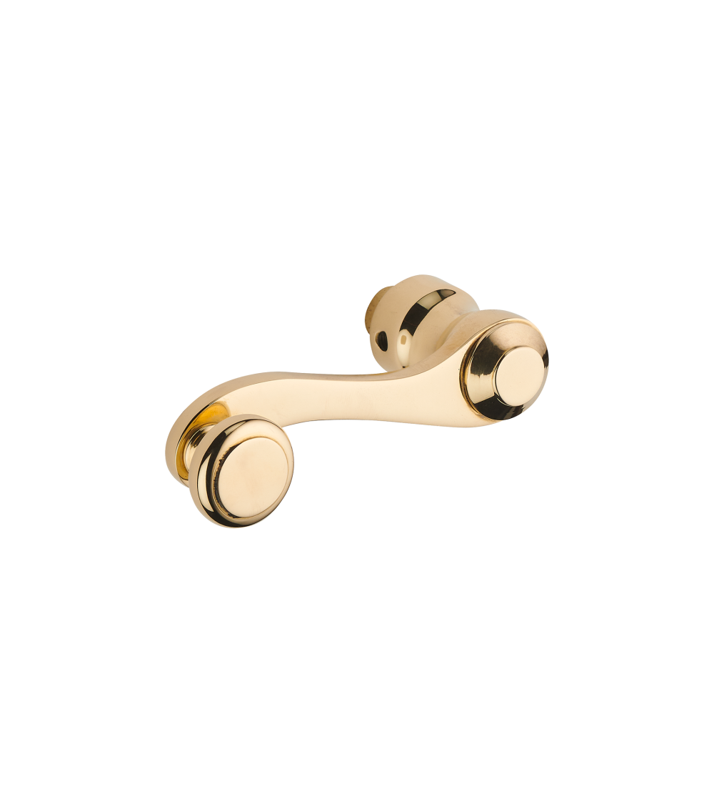 Brass door handle model "Suzanne" - B8