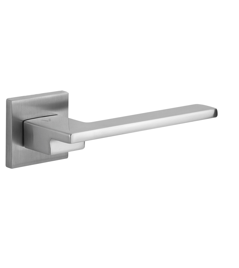 COSMO satin chrome door handle VS designer ironmongery