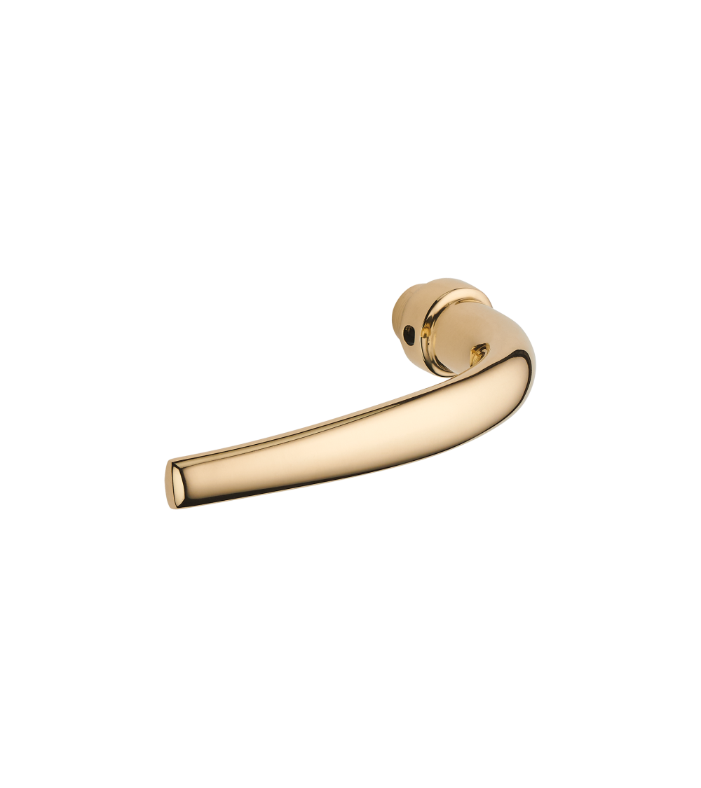 Brass door handle model "Camille" - B139