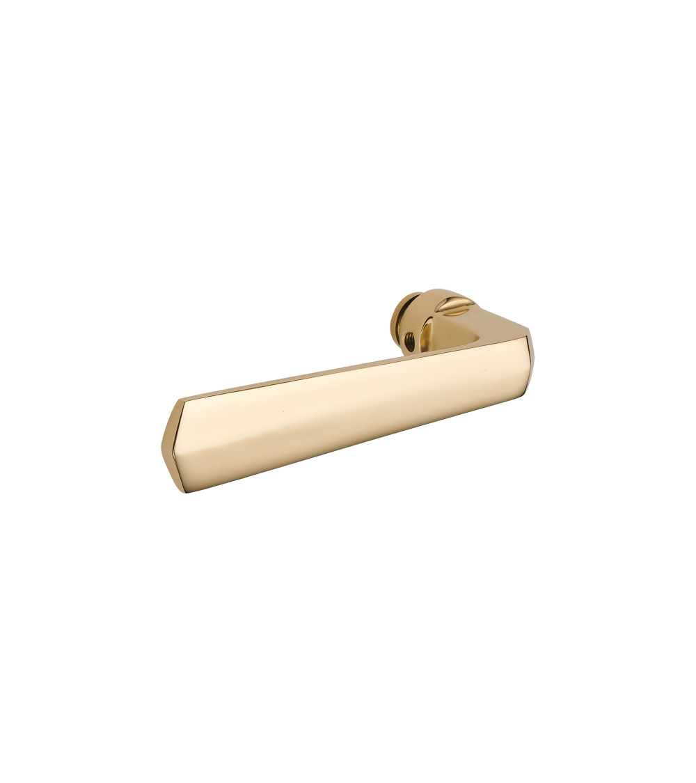 Brass door handle model "Eugénie" - B165