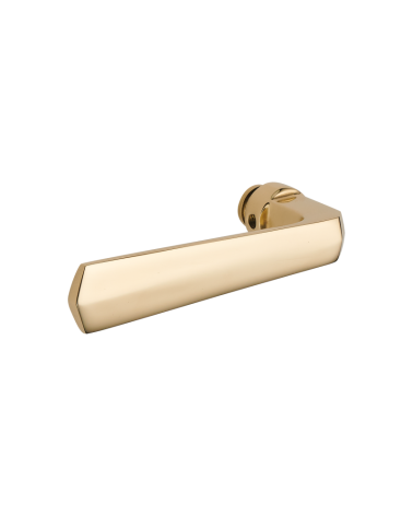 Brass door handle model "Eugénie" - B165