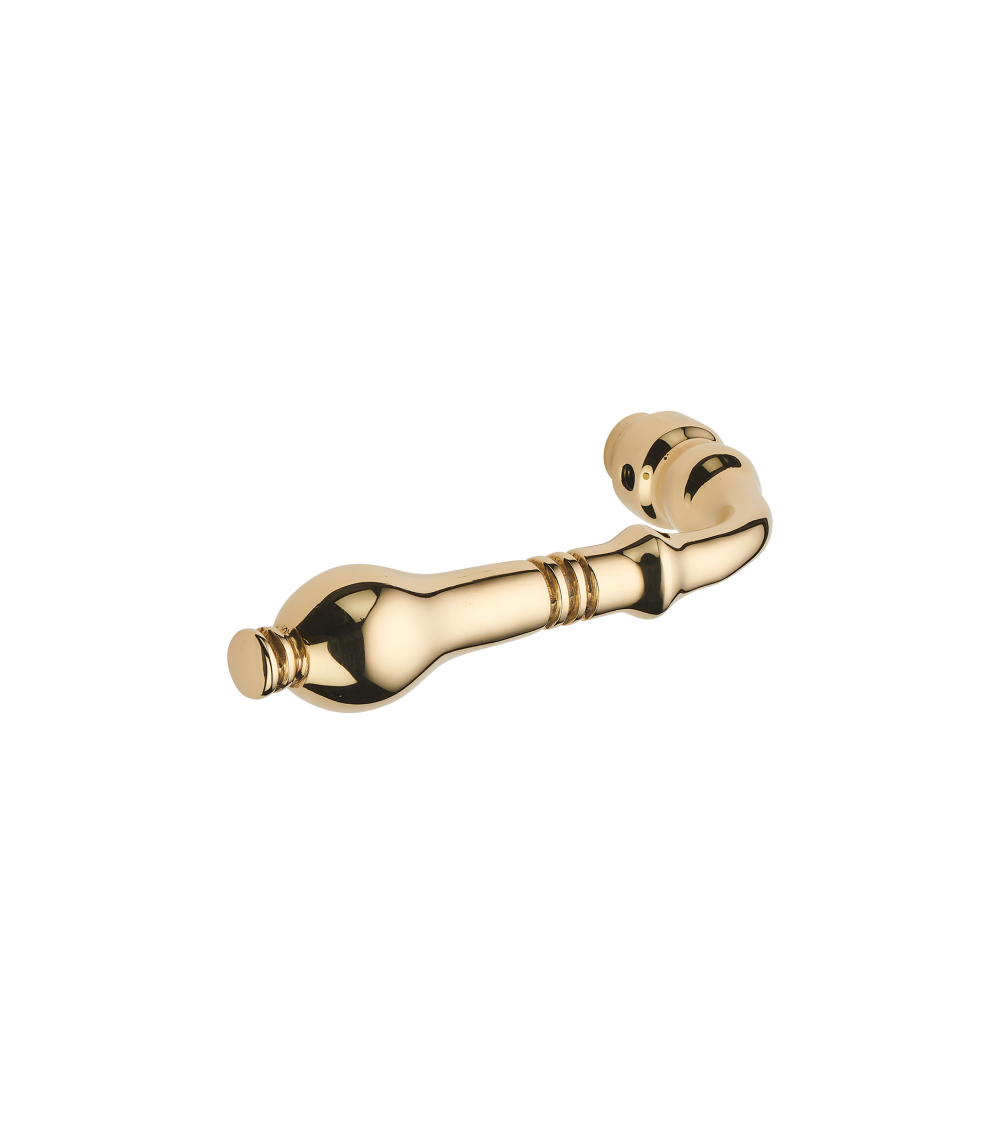 Brass door handle model "Antoinette" - B170