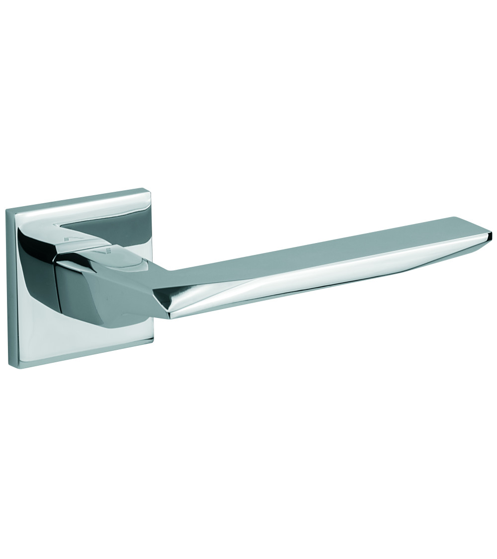 Polished chrome ZOE door handle designer handle