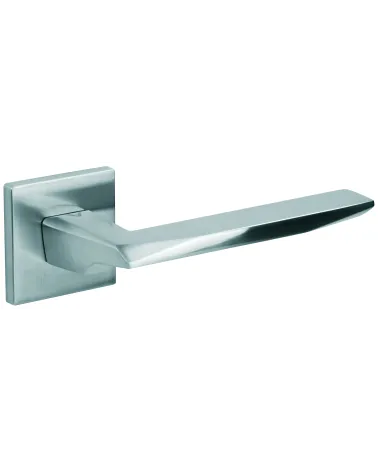 Satin chrome ZOE door handle designer handle