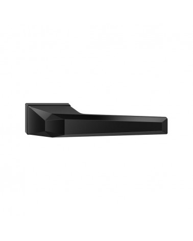 Black Prism door handle designer handle front view
