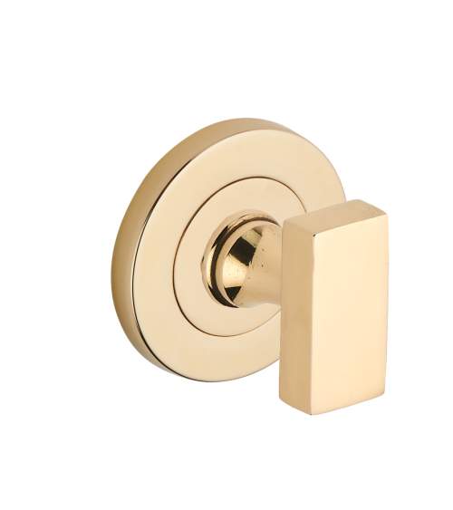 Privacy lock/unlock set with rectangular turn - R4CONDB26