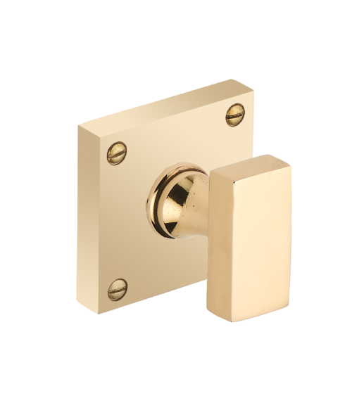 Lock/unlock set with rectangular knob - R354CONDB26