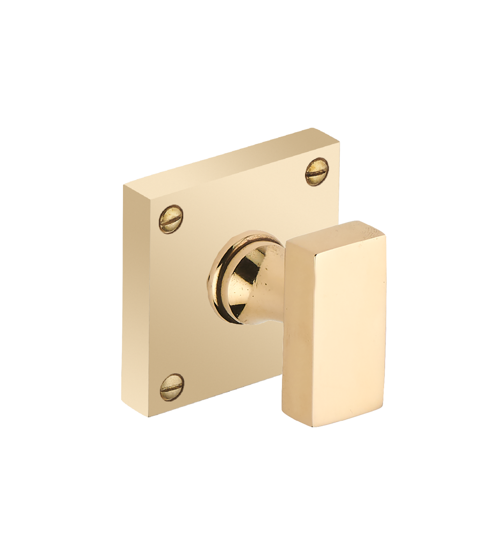 Lock/unlock set with rectangular knob - R354CONDB26