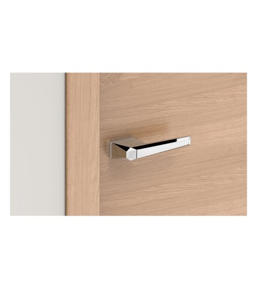 Polished chrome Prisme door handle designer handle