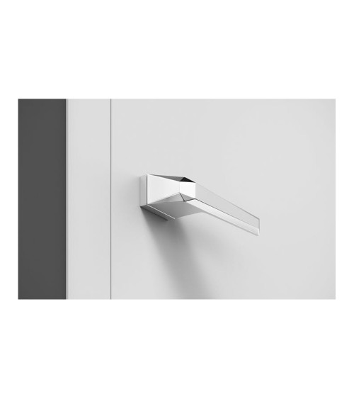 Polished chrome Prisme door handle designer handle