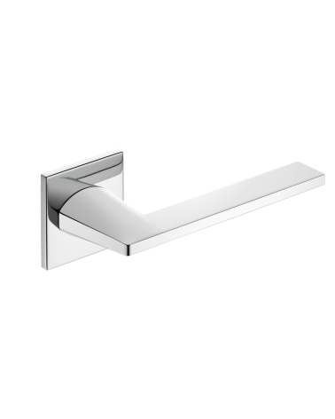 Polished chrome Harmony door handle design handle