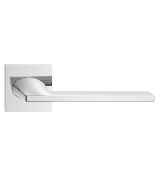 Polished chrome Harmony door handle design handle