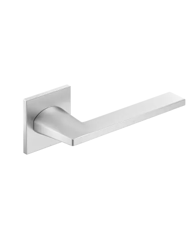 Satin chrome Harmony door handle design handle