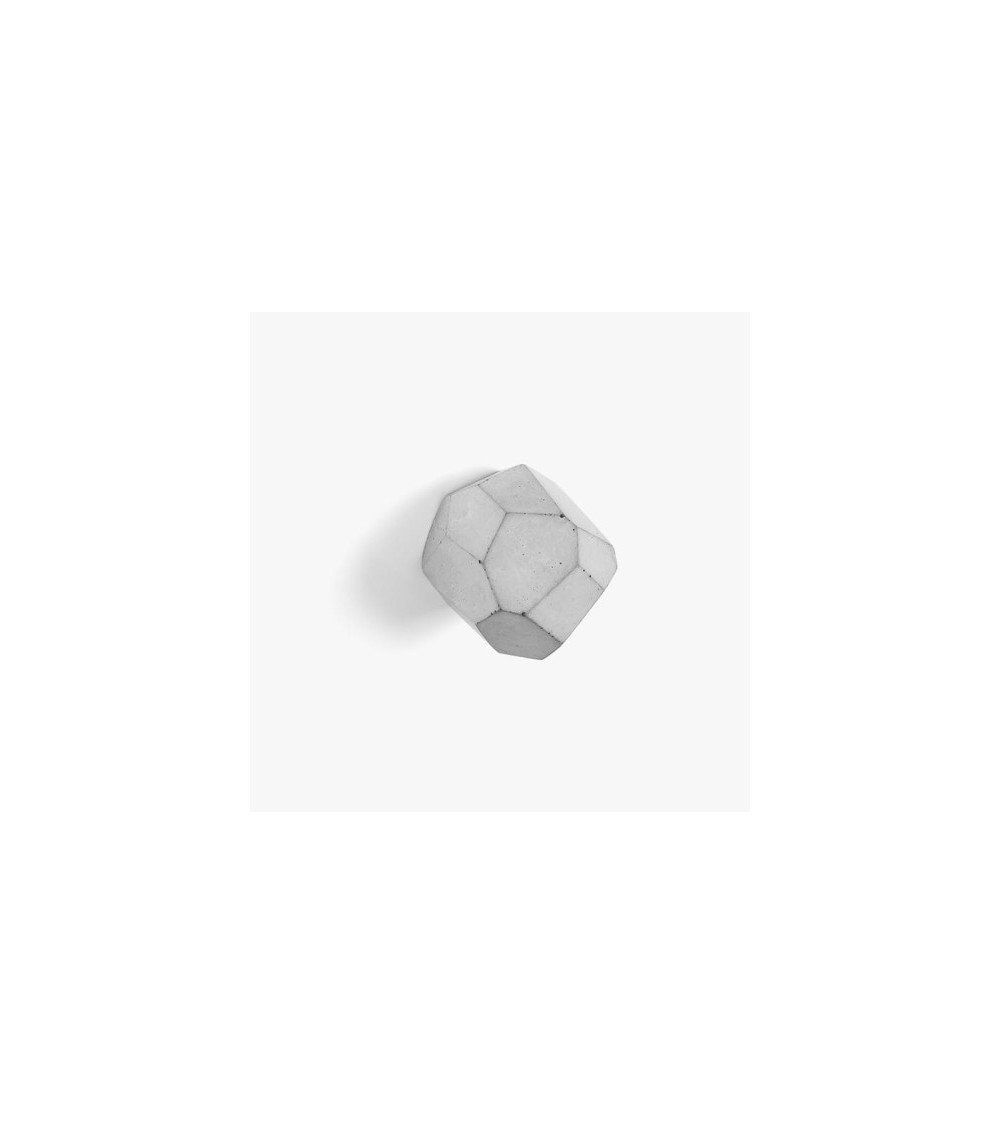 ROCKY furniture knob grey concrete