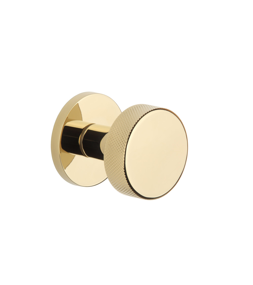 TUJA polished gold door knob designer handle