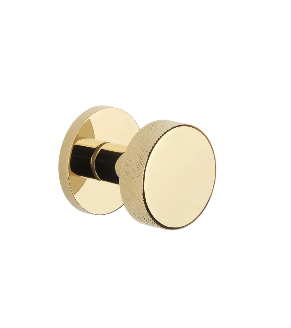 TUJA polished gold door knob designer handle