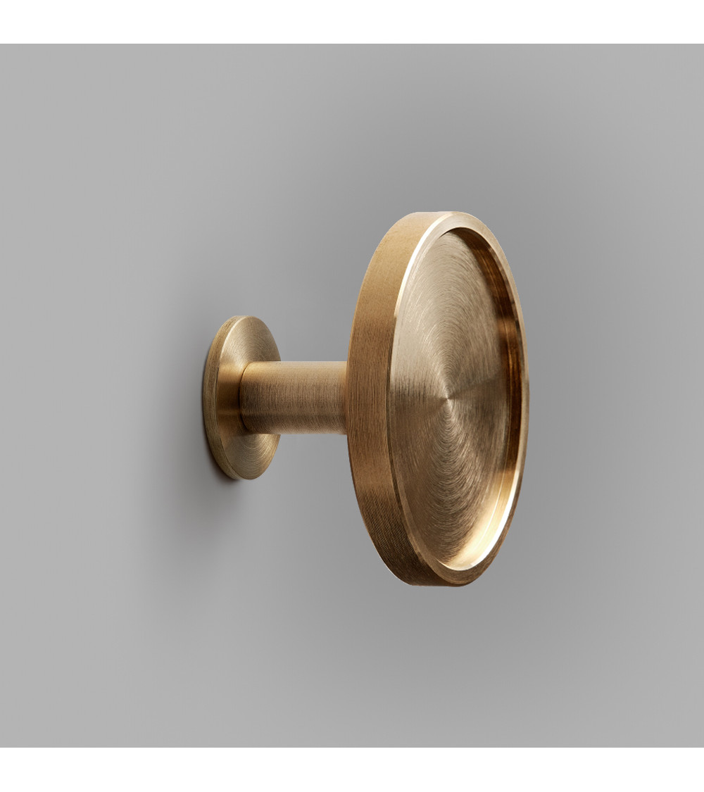 Ina L brass wall hook
