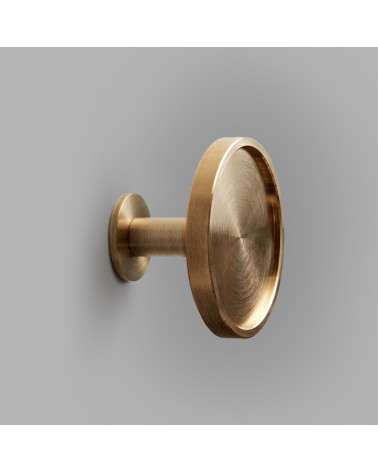 Ina L brass wall hook