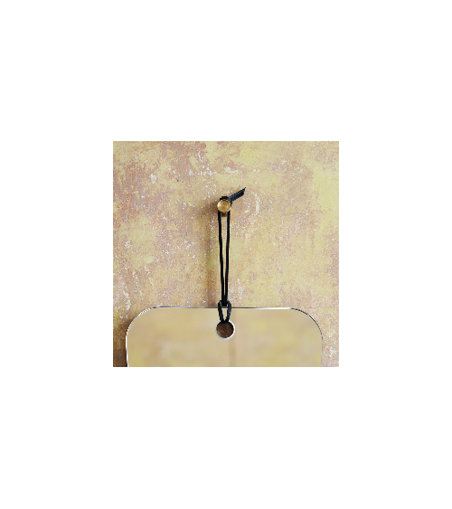 Ina S brass wall hook