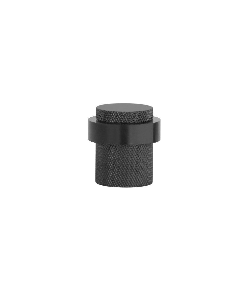 Black textured door stop 1721