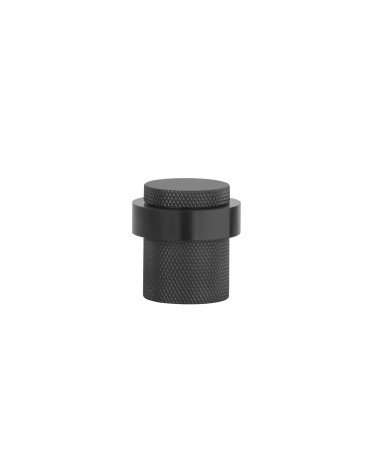 Black textured door stop 1721