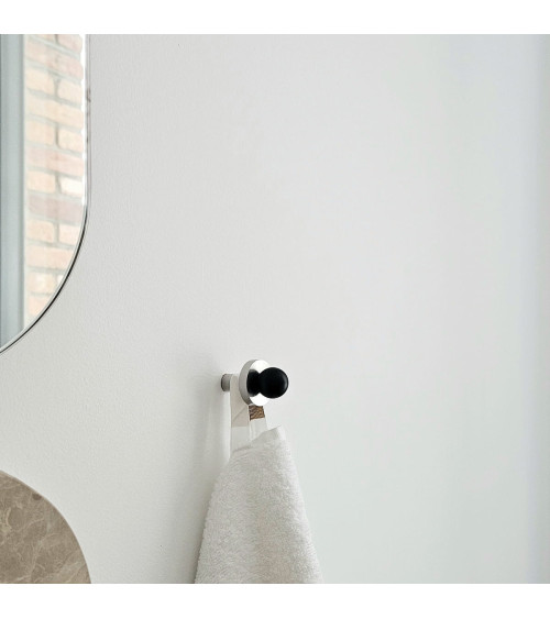 POLA Black Brass Wall Hook