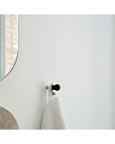 POLA Black Brass Wall Hook