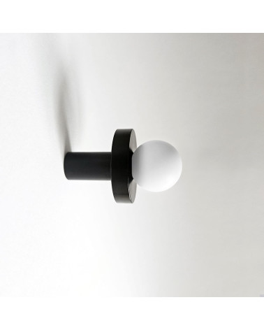 POLA Black and White Brass Wall Hook