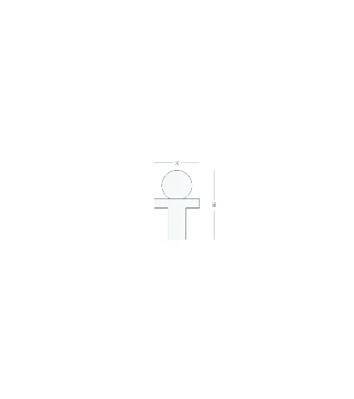 POLA Stainless Steel and Black Brass Wall Hook