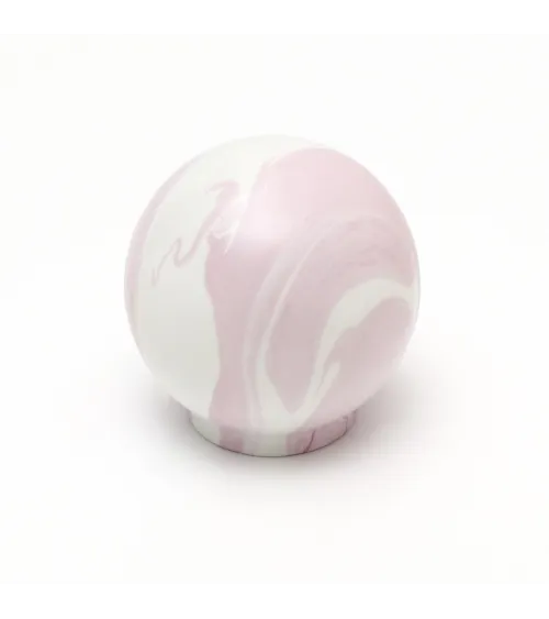 Lilac beech wood furniture knob - designer handle