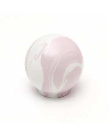 Lilac beech wood furniture knob - designer handle