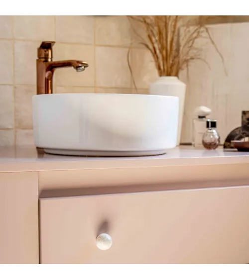 Grey beech wood furniture knob design handle